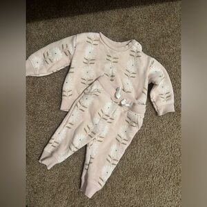 Little Co by Lauren Conrad baby girls sweat outfit size 9 months